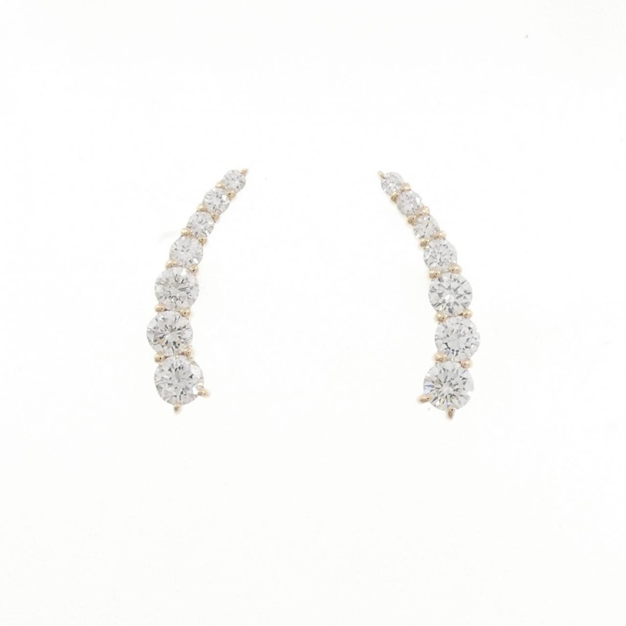 【リメイク】K10YG ダイヤモンド ピアス 0.46CT