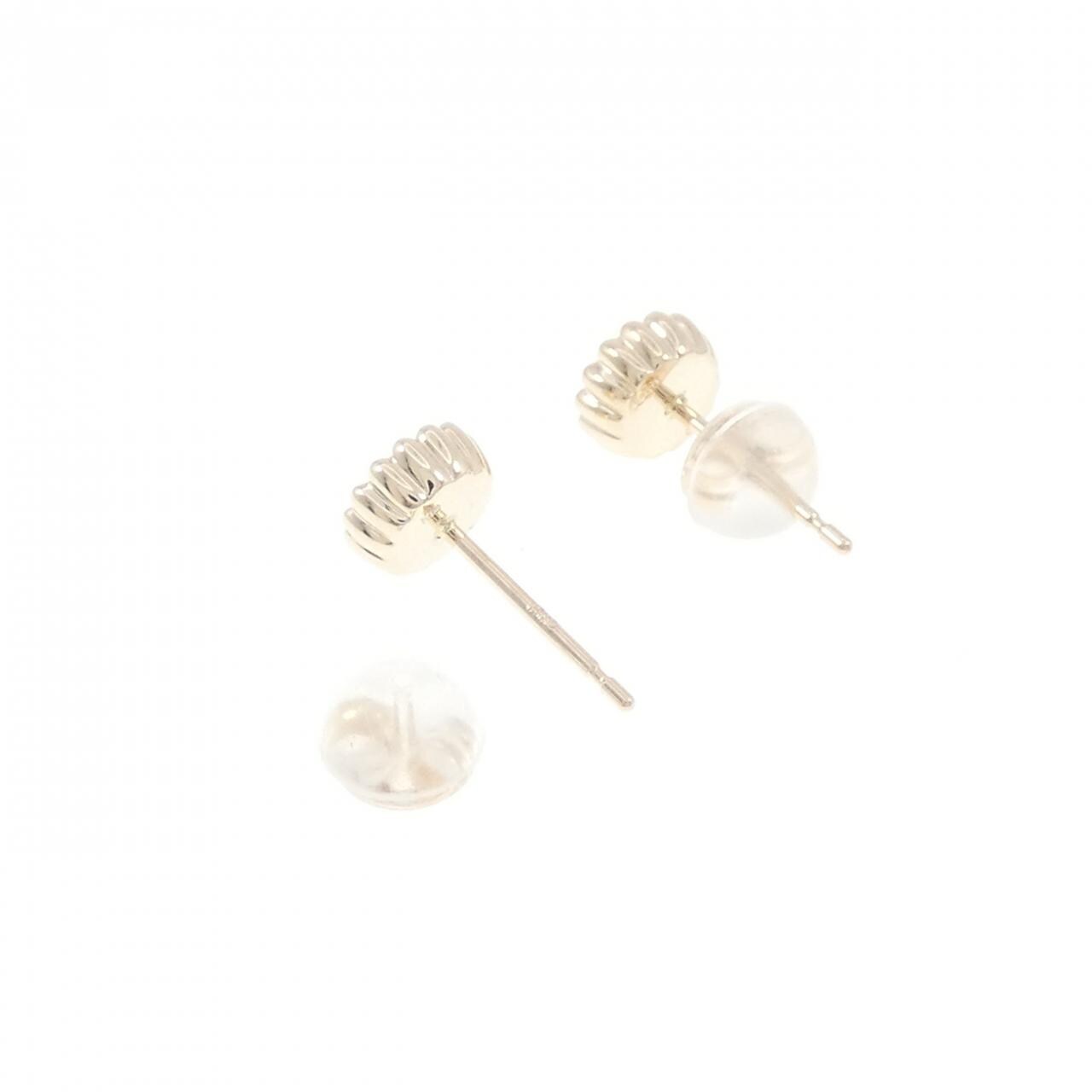 【リメイク】K10YG ダイヤモンド ピアス 0.14CT