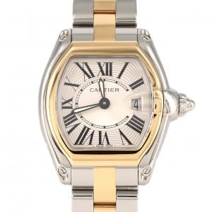 カルティエ ロードスターSM コンビ W62026Y4 SSxYG クォーツ
