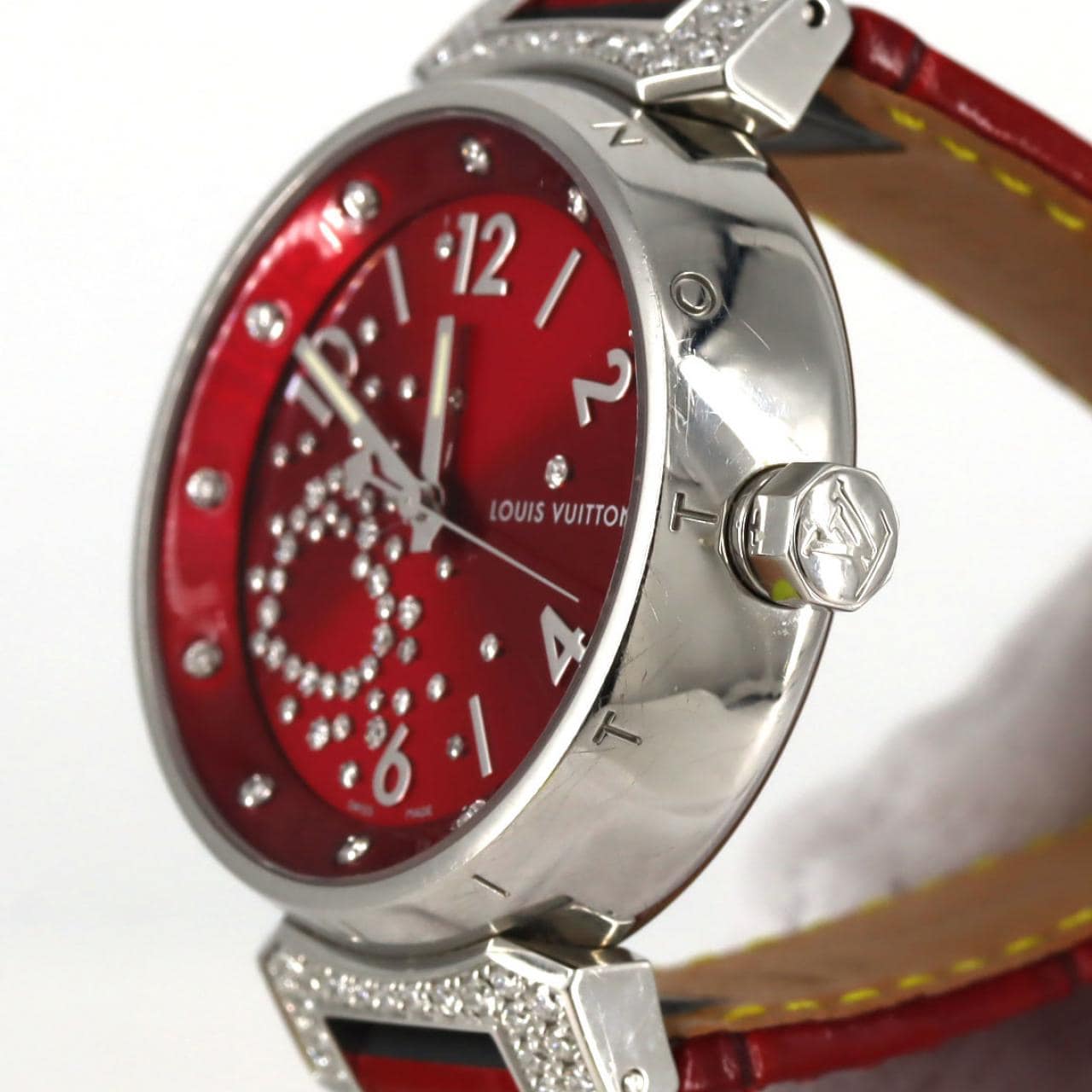 ルイヴィトン タンブールフィジーハートポム･ダムール･12P･ラグD Q131Z SS クォーツ