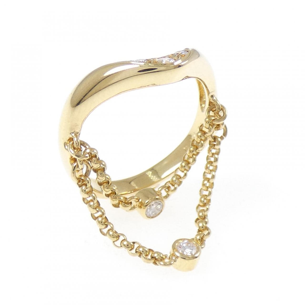 ミキモト ダイヤモンド リング 0.14CT