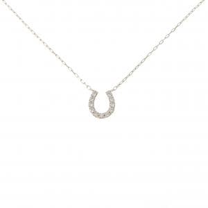 4゜C ホースシュー ダイヤモンド ネックレス