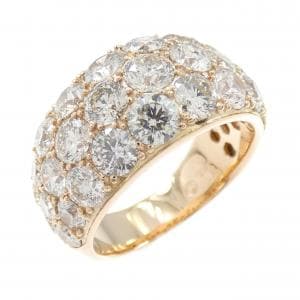 K18PG ダイヤモンド リング 5.00CT