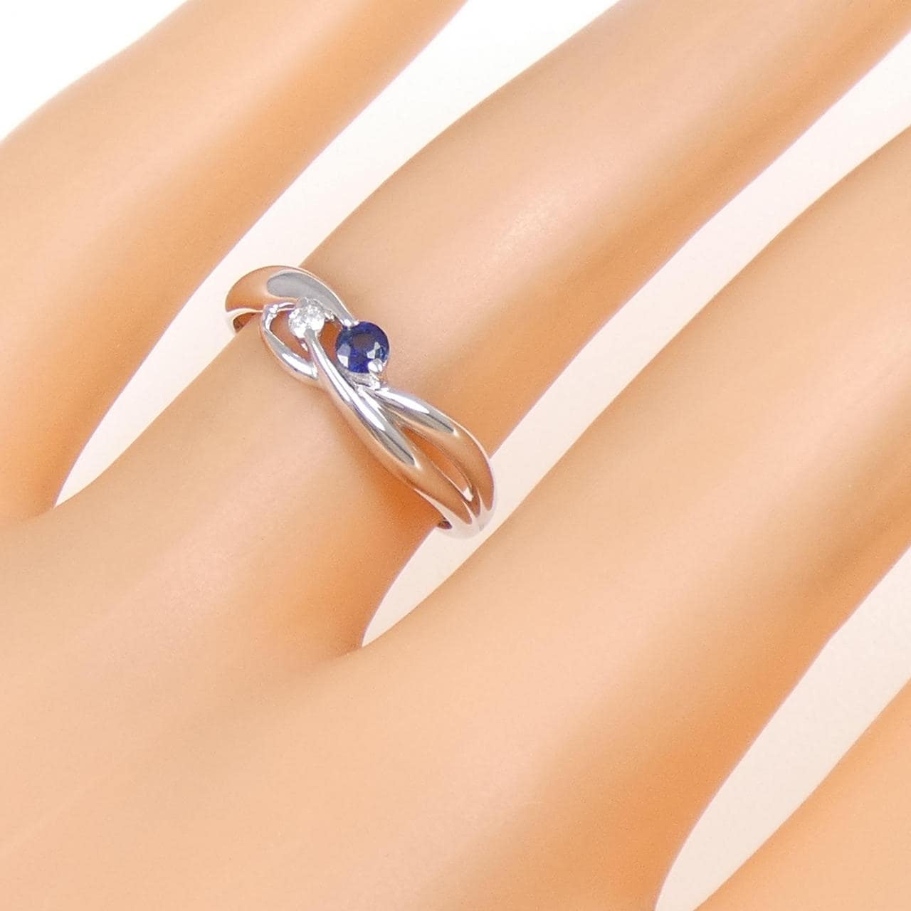 K14WG サファイヤ リング