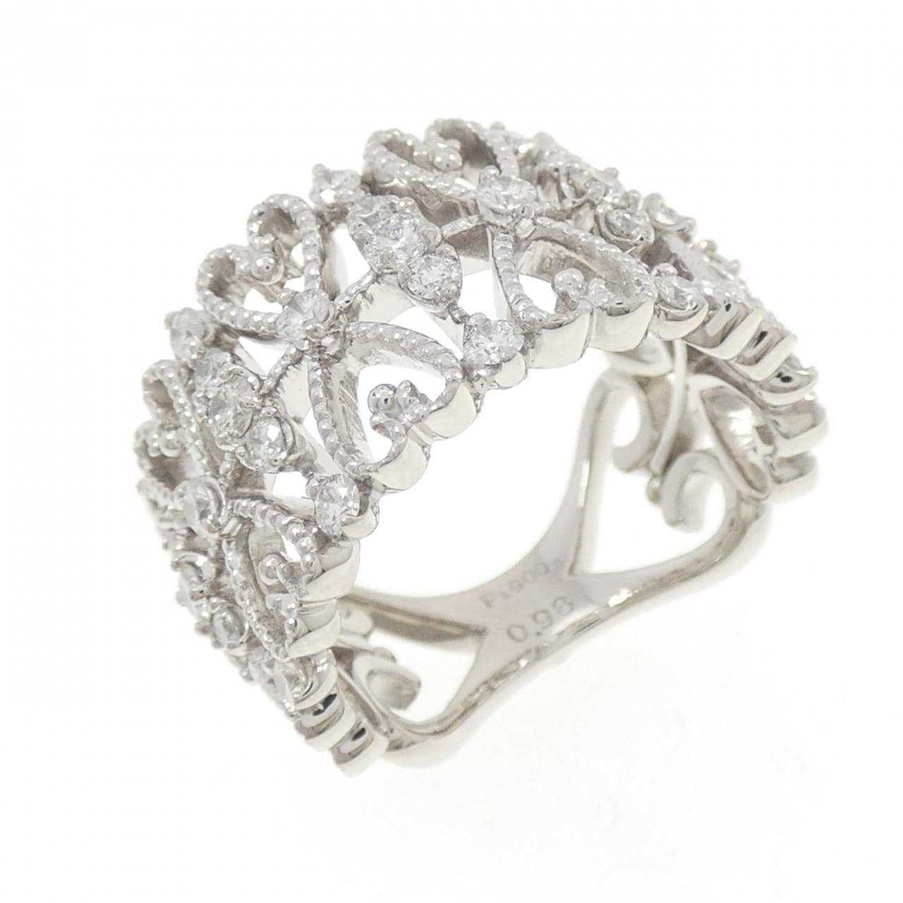 PT900 ダイヤモンド リング 0.98CT