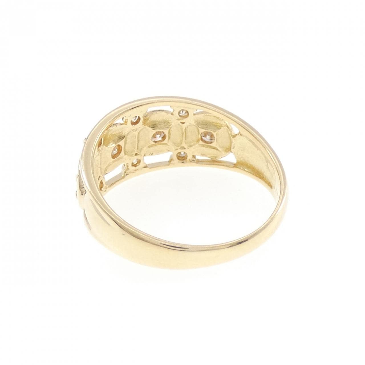 K18YG ダイヤモンド リング 0.30CT