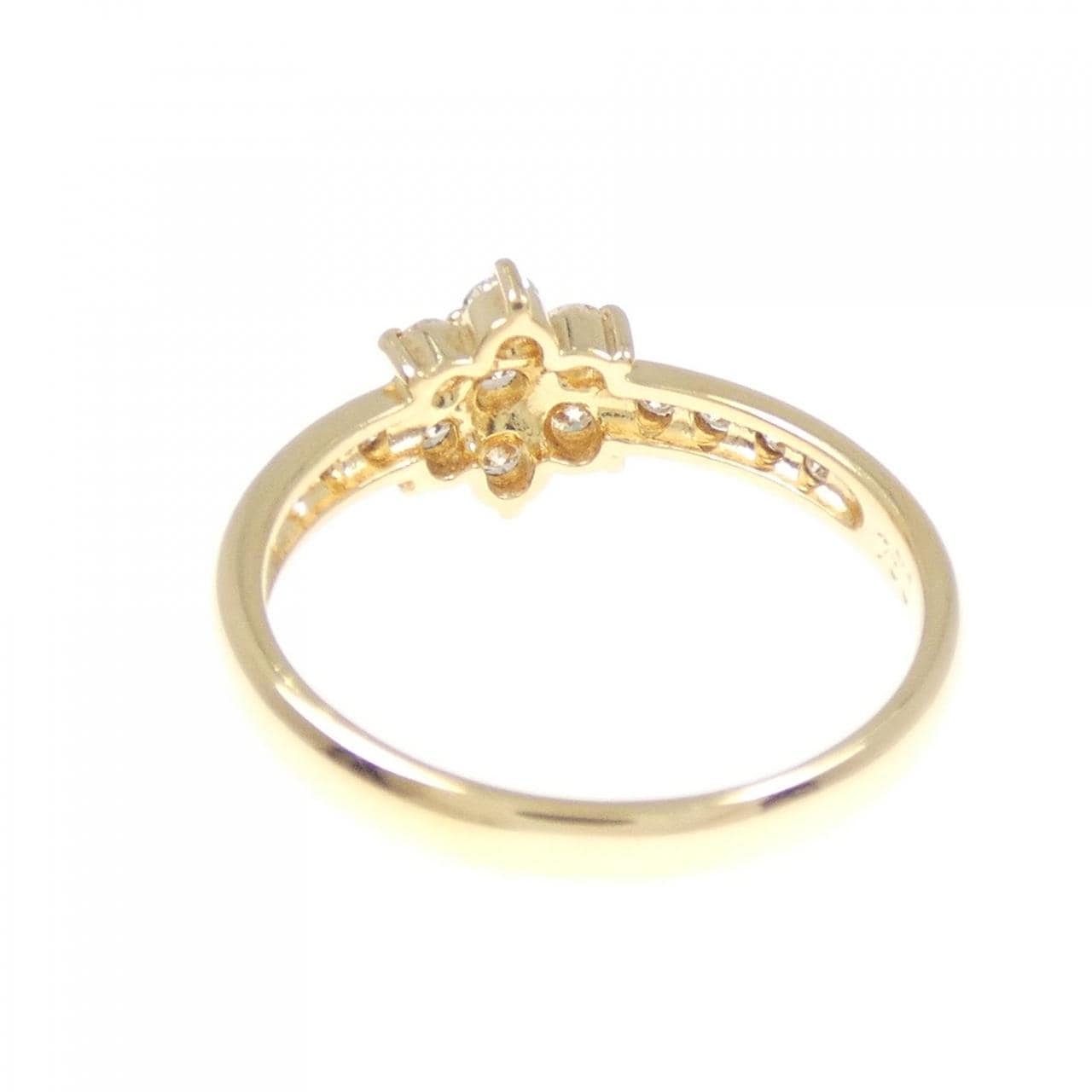 タサキ フラワー ダイヤモンド リング 0.34CT