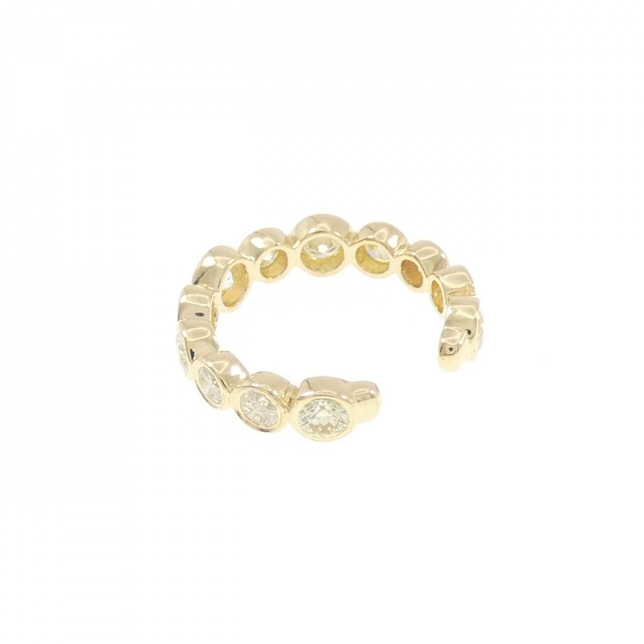 K18YG ダイヤモンド イヤーカフ 0.45CT 片耳