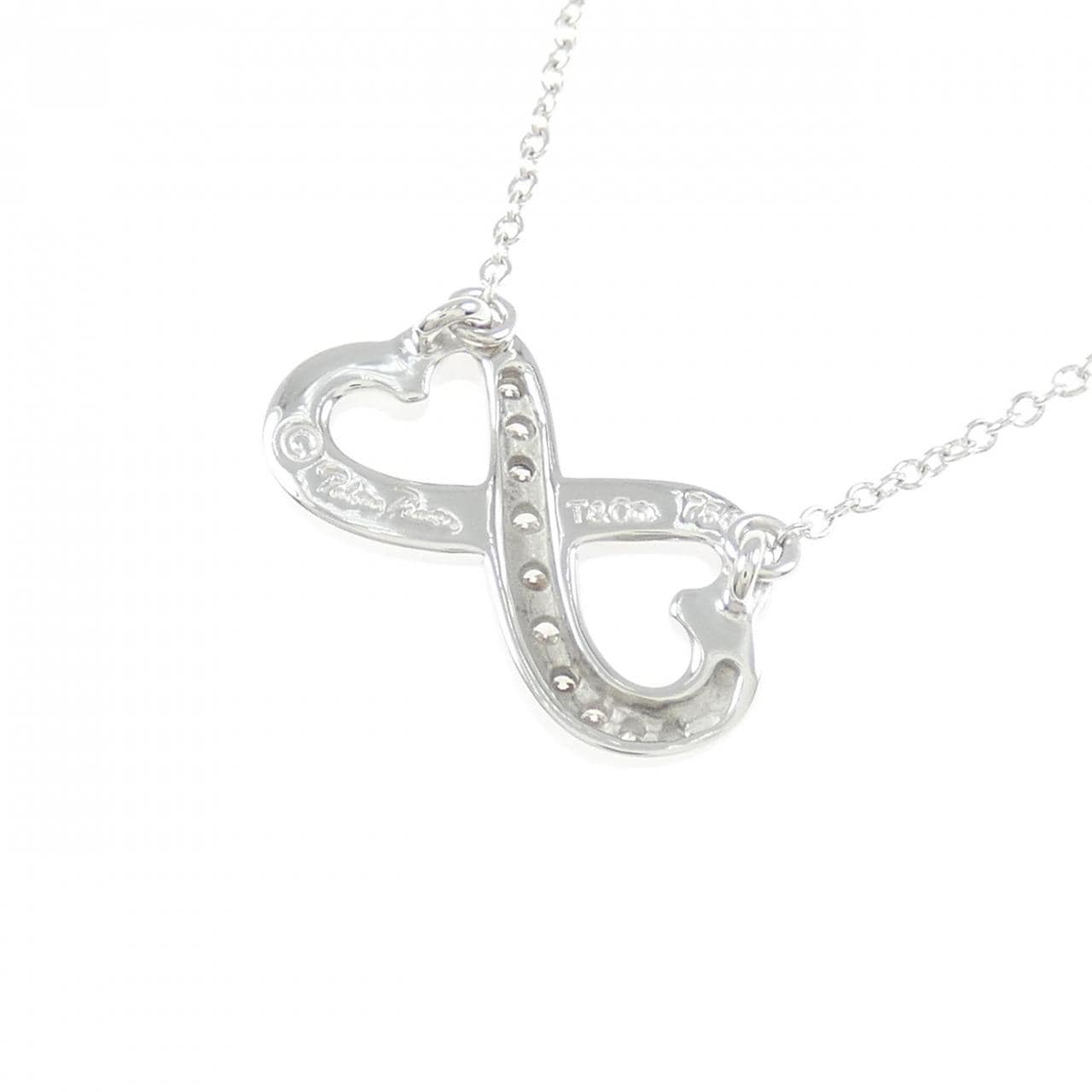 ティファニー ダブルラビングハート ネックレス