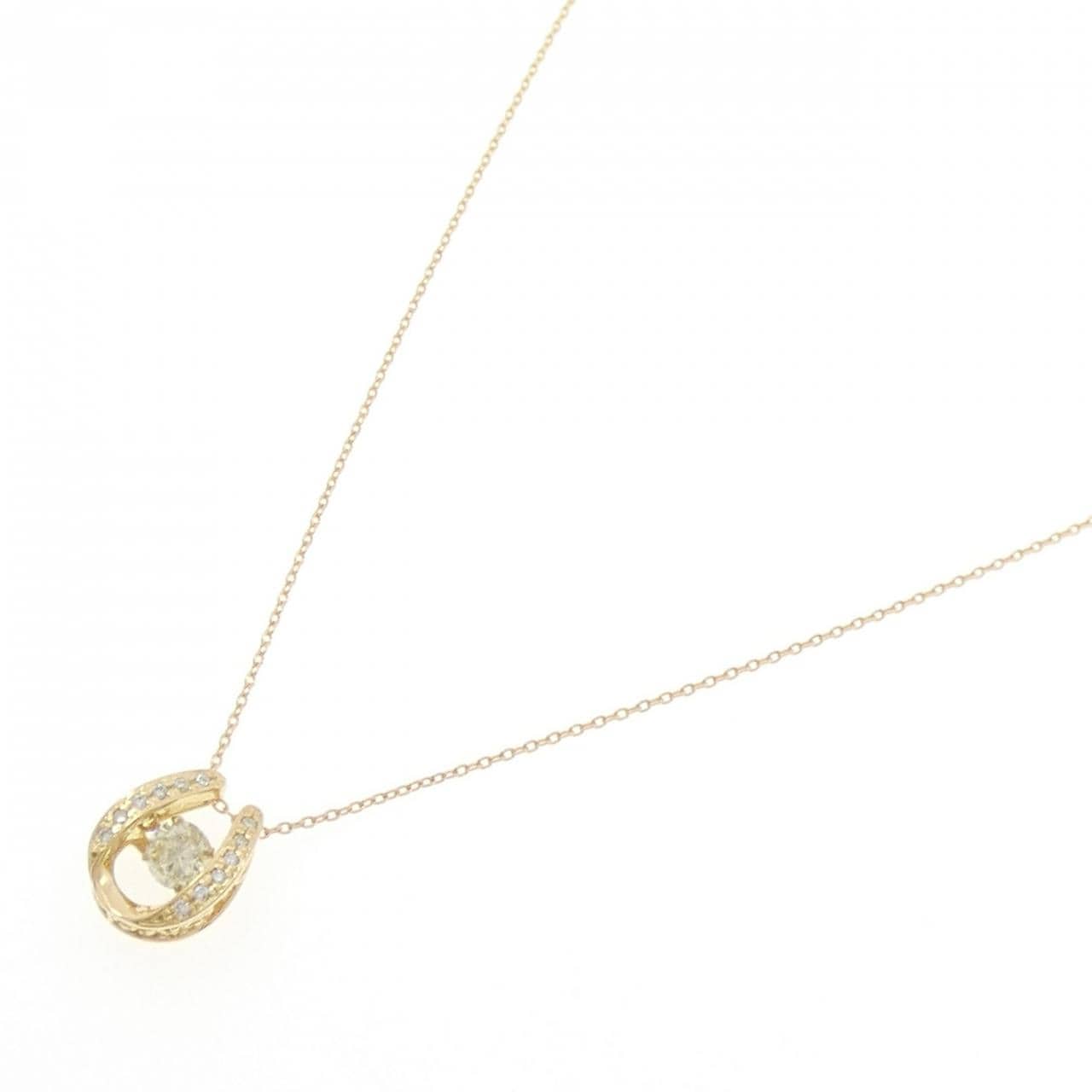 K18YG ダイヤモンド ネックレス 0.370CT