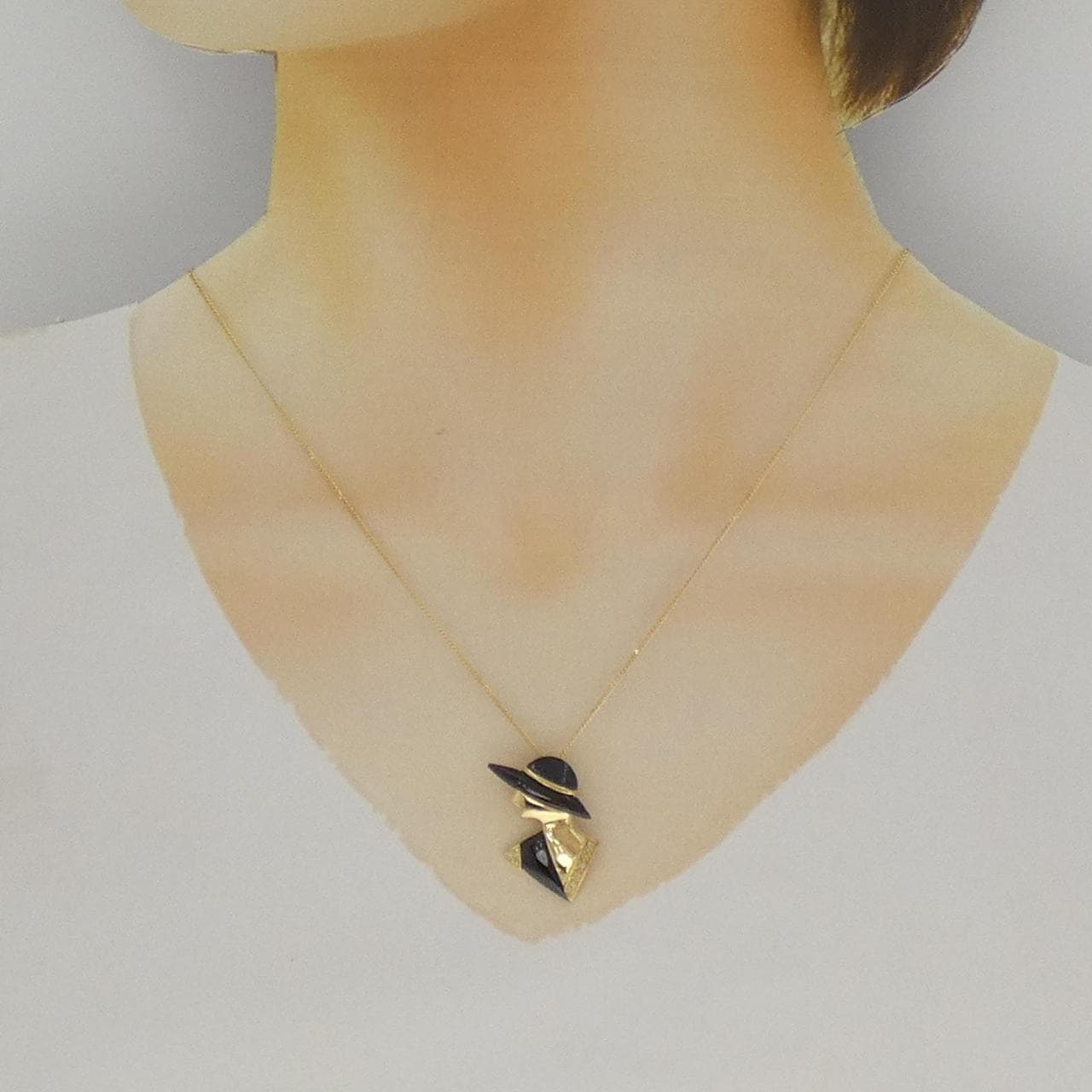 K18YG オニキス ネックレス