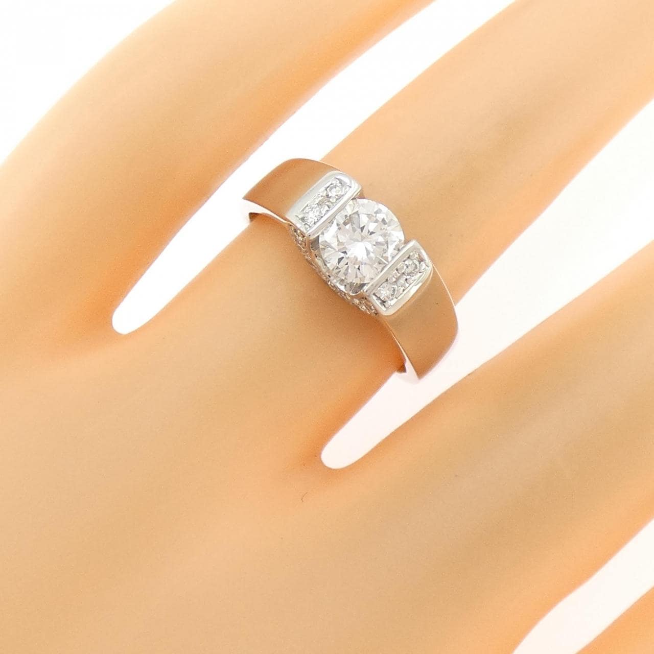 PT900 ダイヤモンド リング 0.617CT