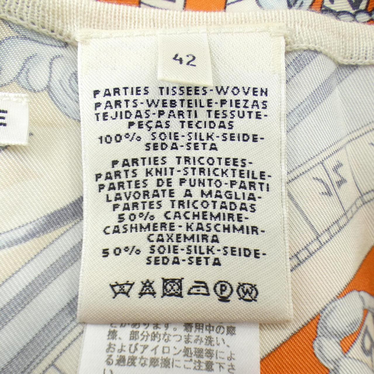 エルメス HERMES DIES ET HORE 96-7713 ツイルレーヌ. チュニック