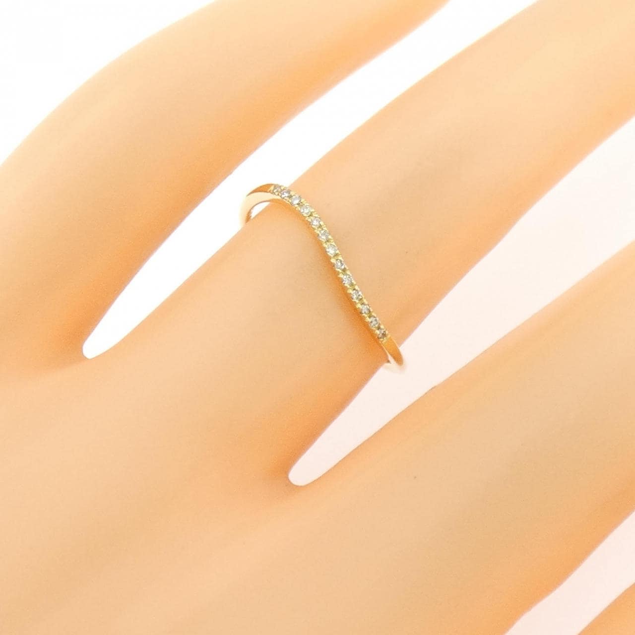 アガット ダイヤモンド リング 0.04CT