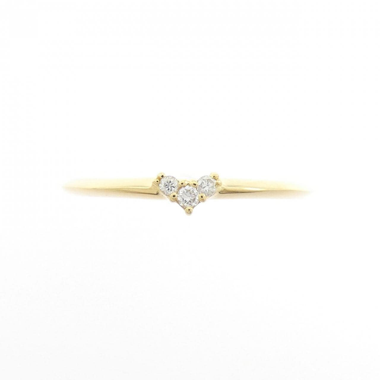 アガット ダイヤモンド リング 0.03CT