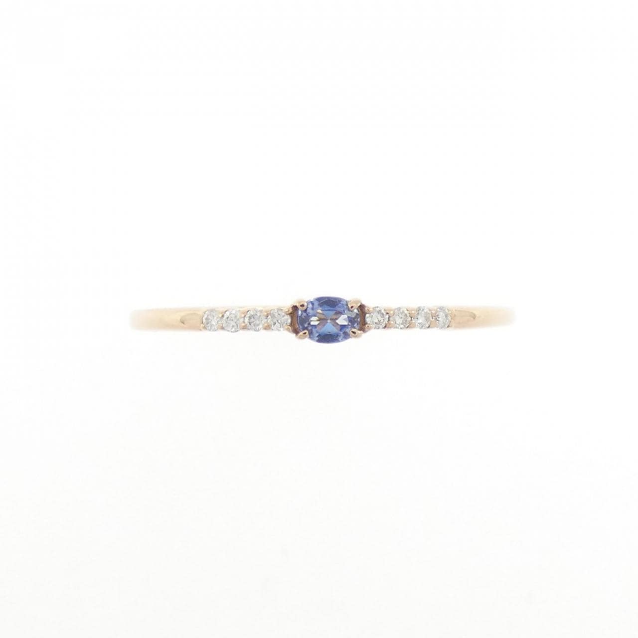 K18PG ベニトアイト リング 0.057CT