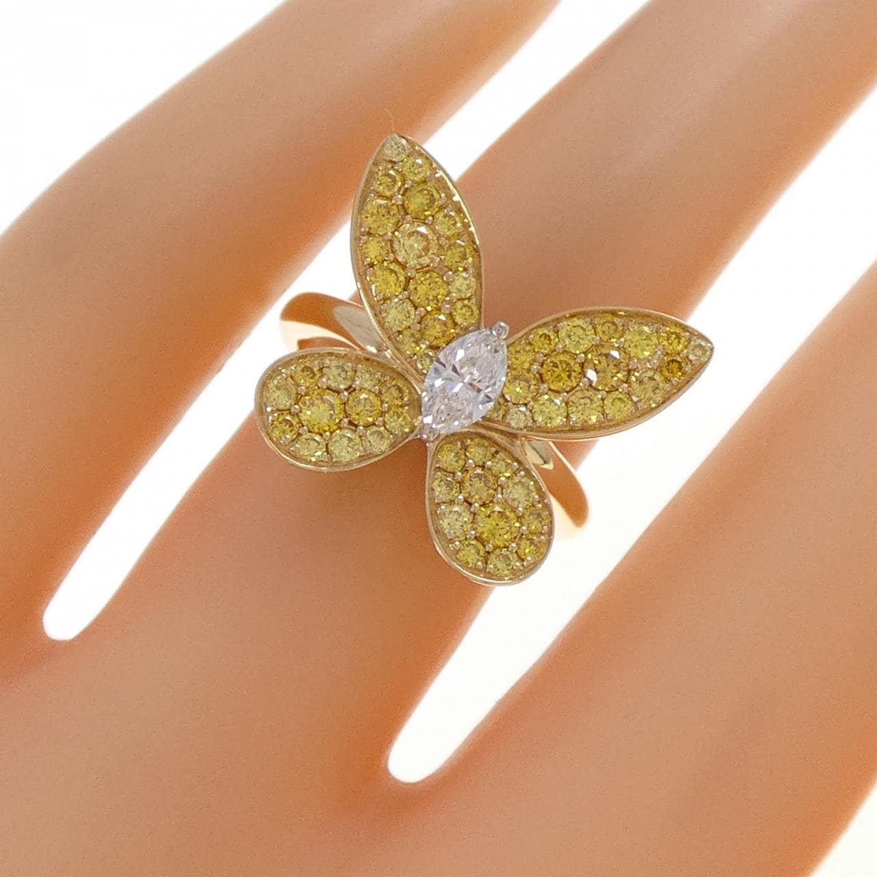 グラフ パヴェバタフライ リング