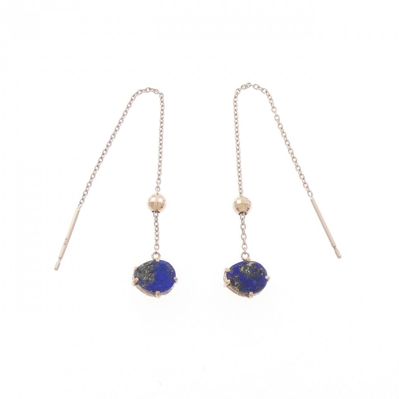 アガット ラピスラズリ ピアス