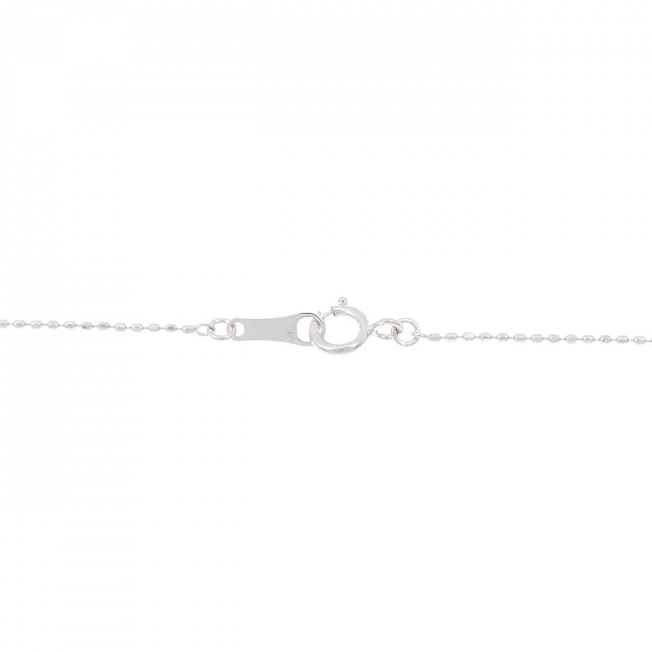 K14WG ダイヤモンド ネックレス 0.06CT