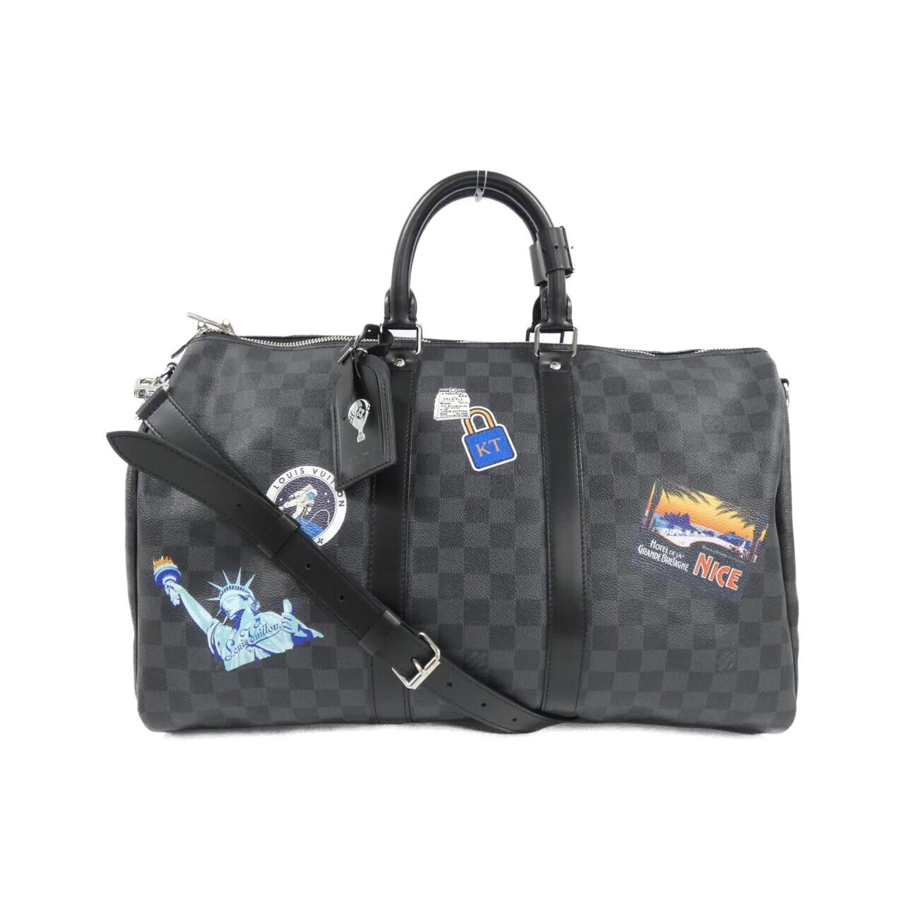 ルイヴィトン ダミエ グラフィット(マイLVヘリテージ) キーポル バンドリエール 45cm P00761 ボストンバッグ