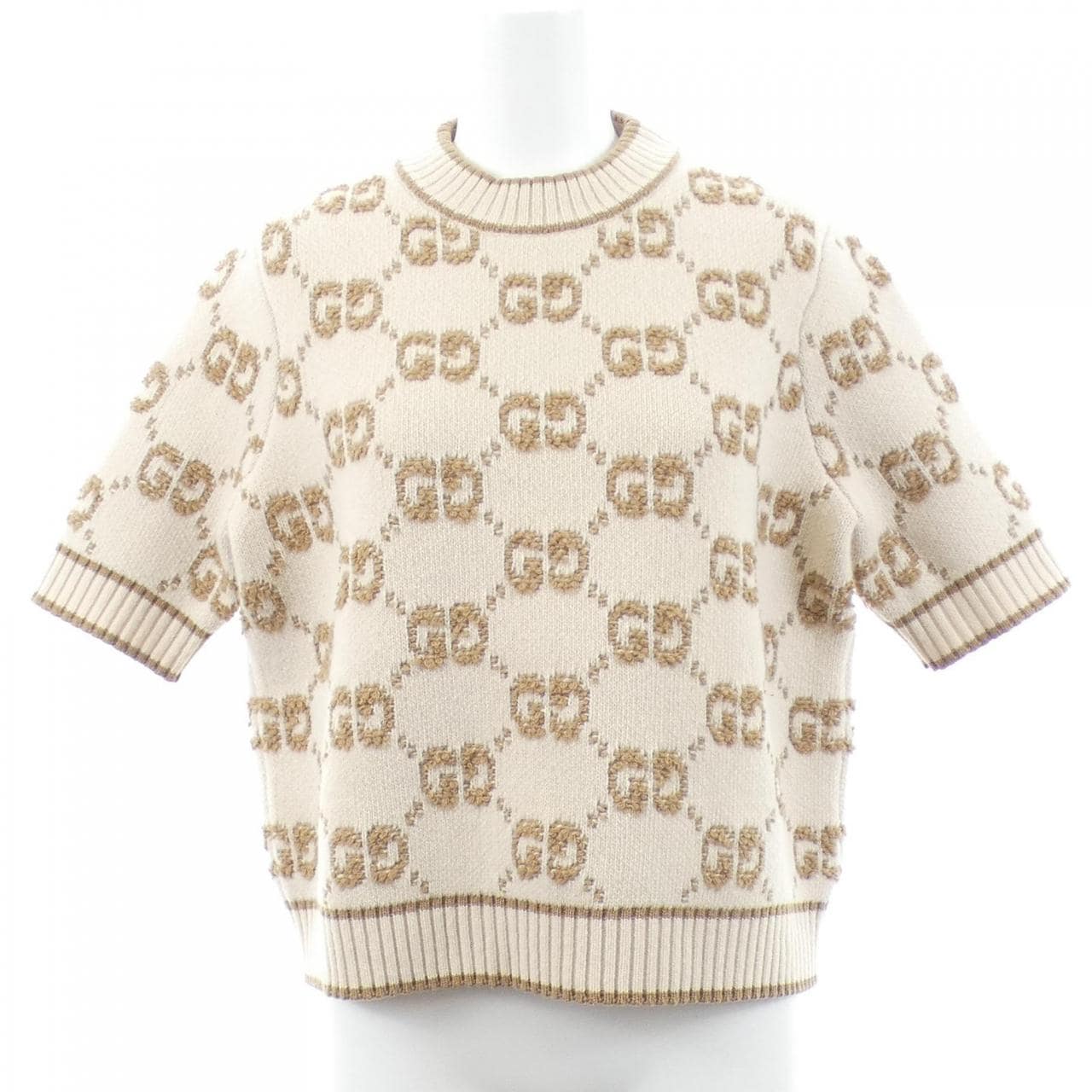 グッチ GUCCI GGブークレウールジャカードトップ 770059 XKCNA ニット