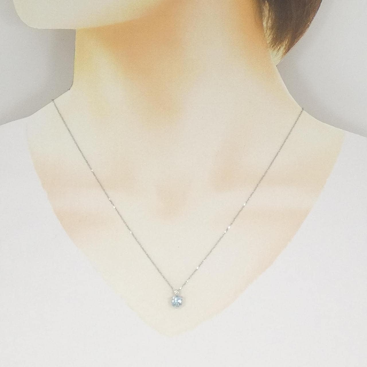 ジーエスティービー ジルコン ネックレス 1.00CT