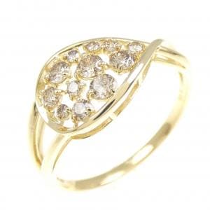 K18YG ダイヤモンド リング 0.30CT