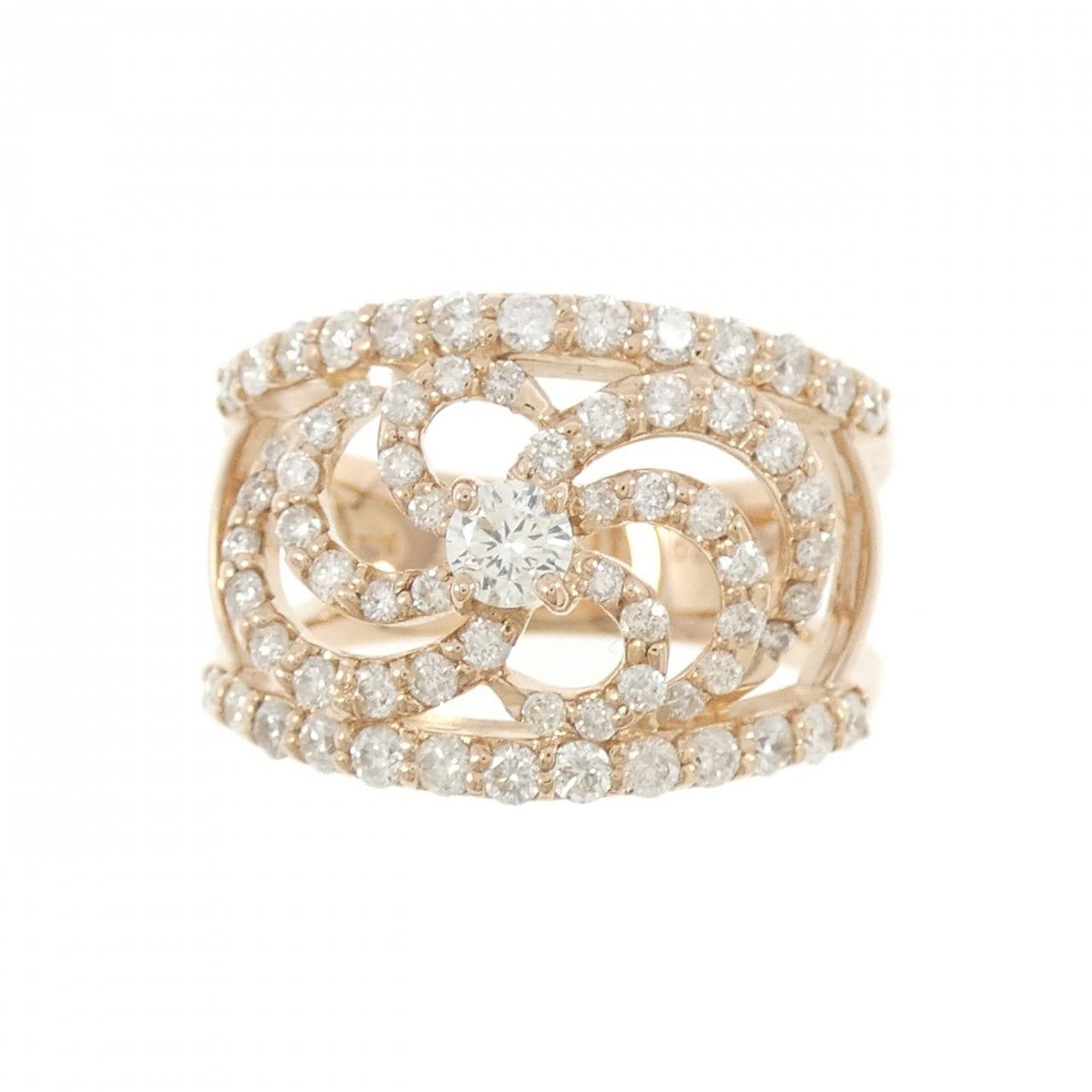 K18PG ダイヤモンド リング 1.20CT