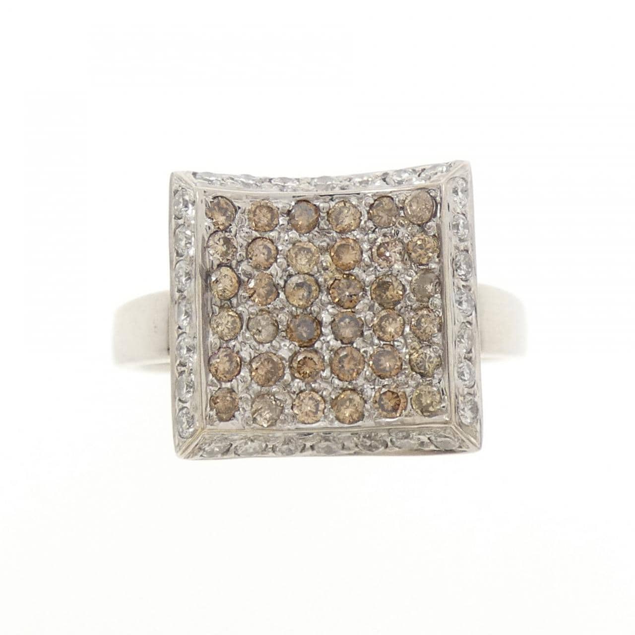 750WG ダイヤモンド リング 0.92CT