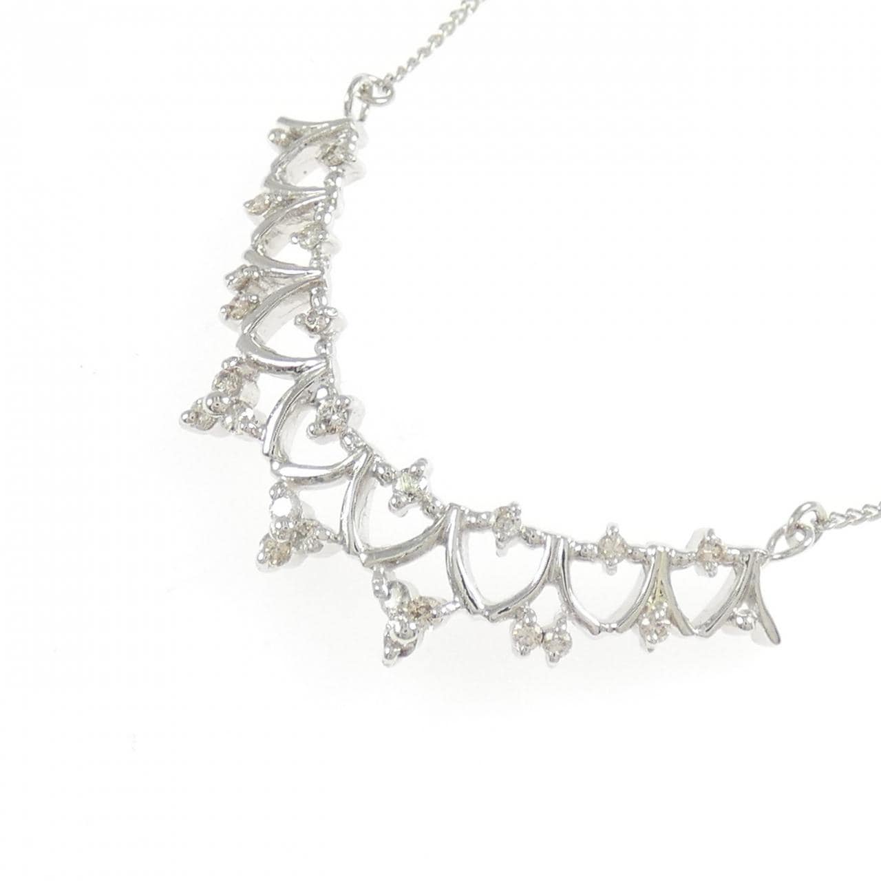 PT850 ダイヤモンド ネックレス 0.29CT
