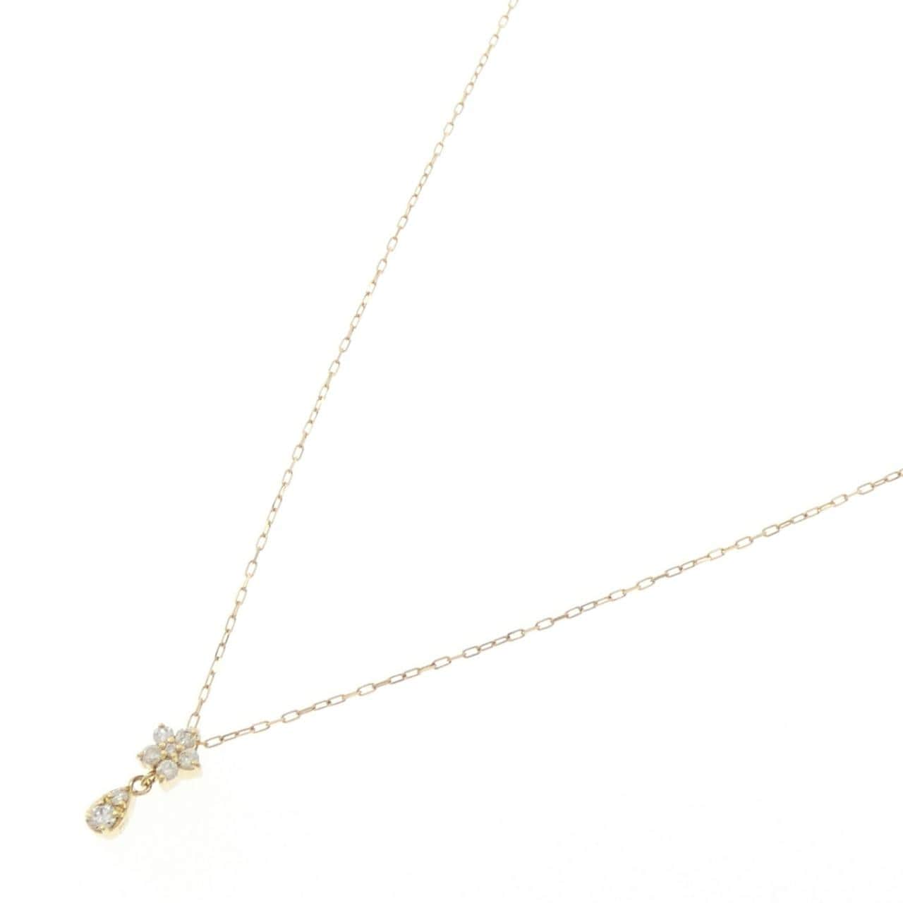 クミキョク ダイヤモンド ネックレス 0.12CT