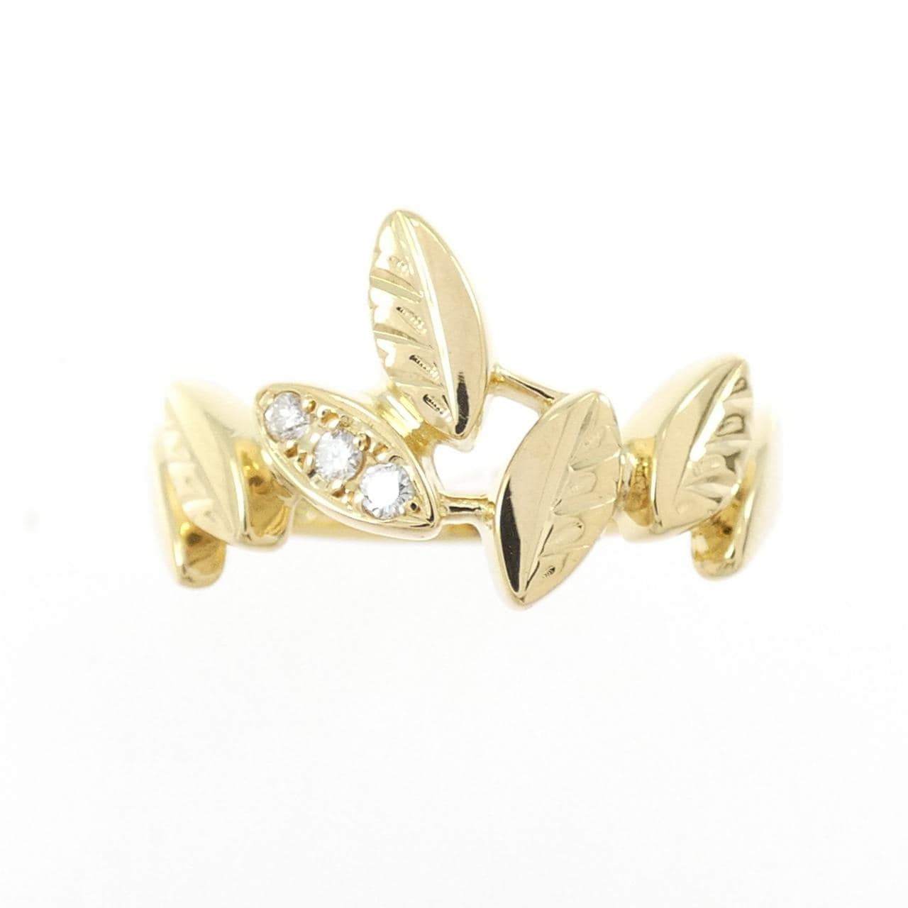 K18YG ダイヤモンド リング 0.03CT