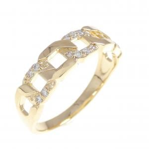 K18YG ダイヤモンド リング 0.12CT