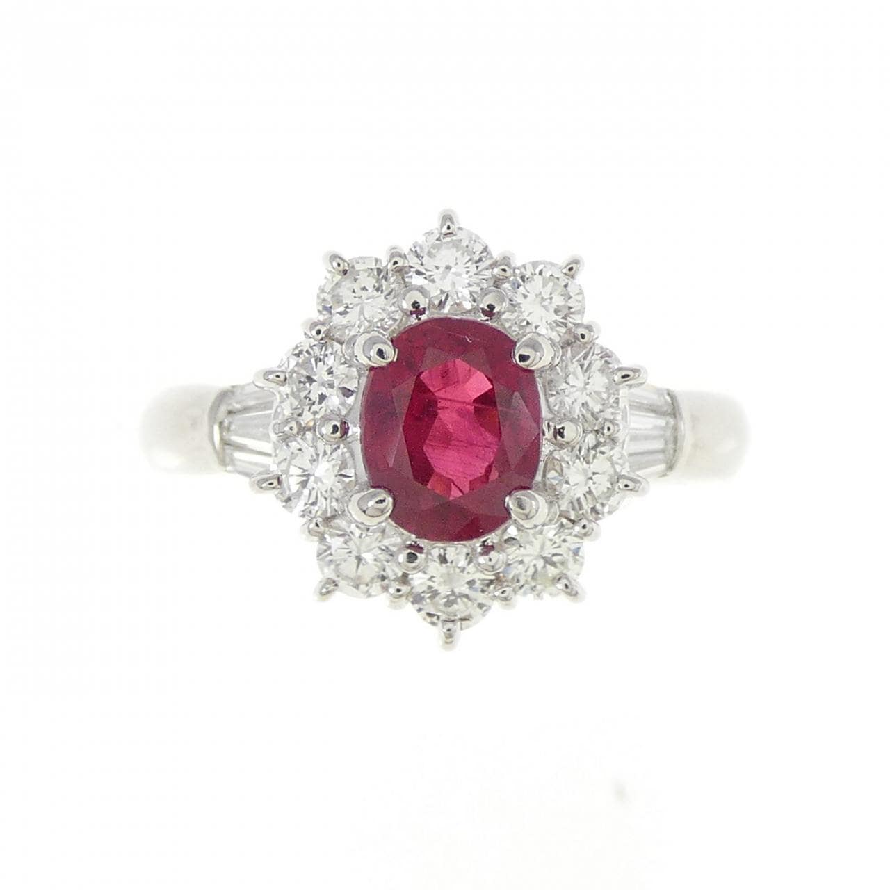 PT900 ルビー リング 0.80CT