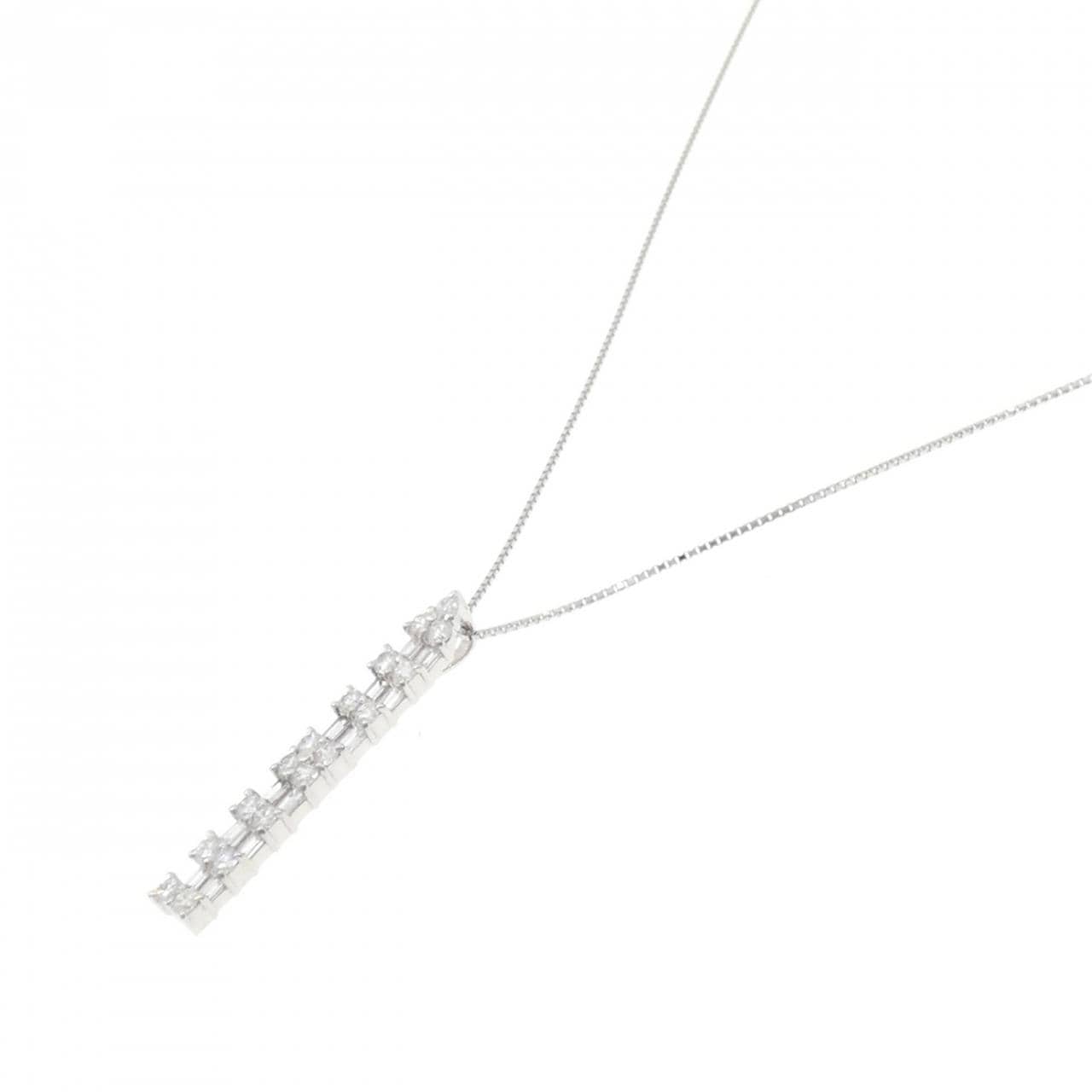 PT900/PT850 ダイヤモンド ネックレス 1.35CT