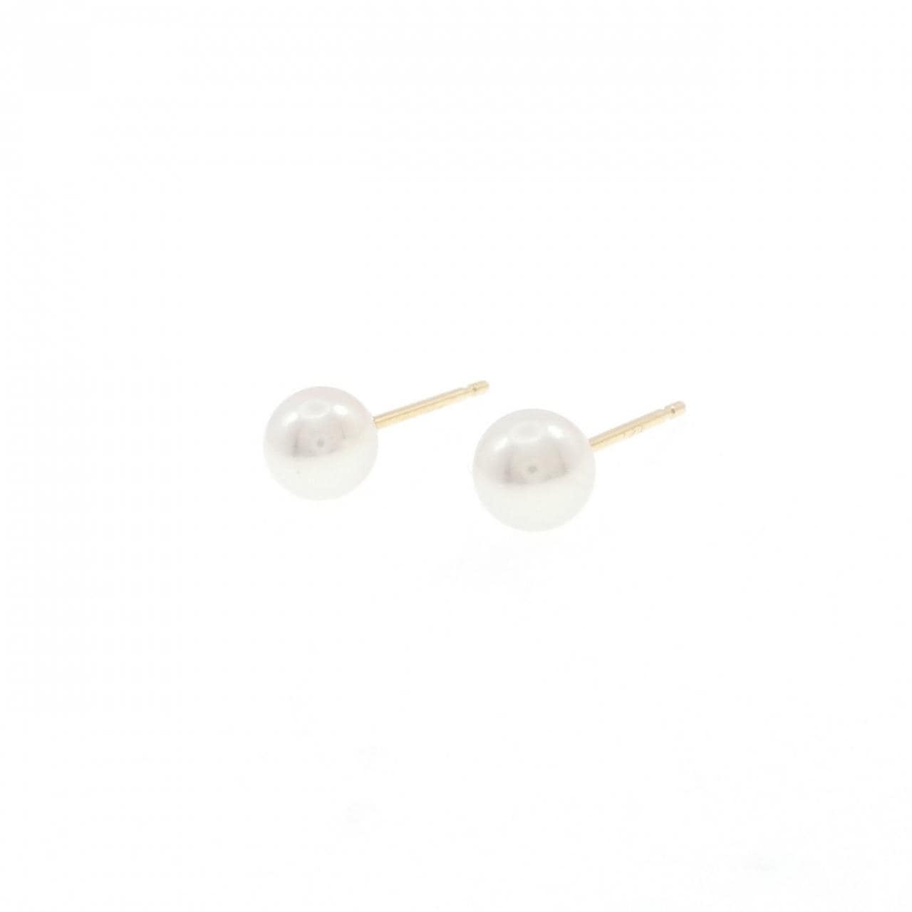K18YG アコヤパール ピアス 5.1mm