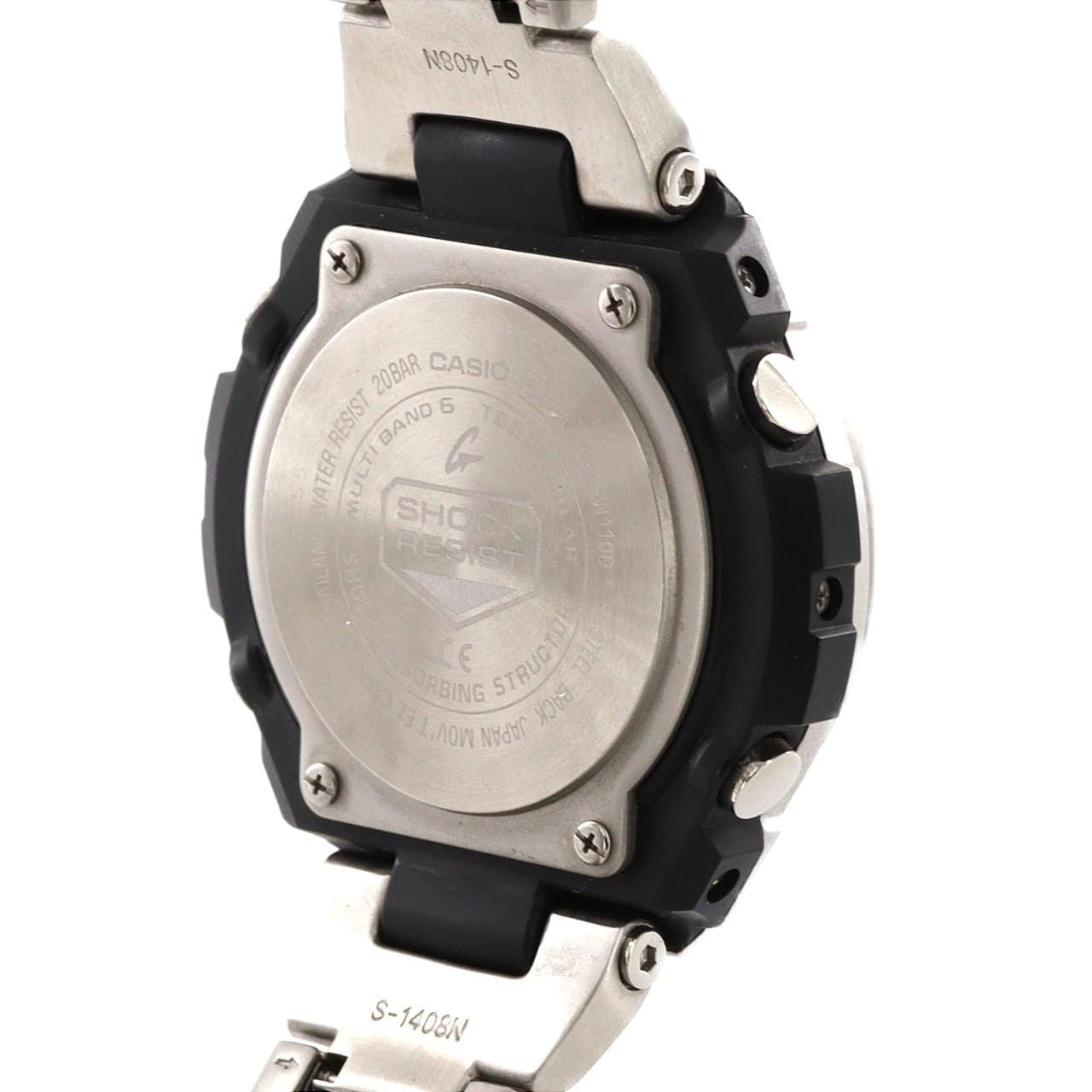 カシオ G-SHOK･Gスチール 電波時計 GST-W110D-1AJF SS ソーラークォーツ