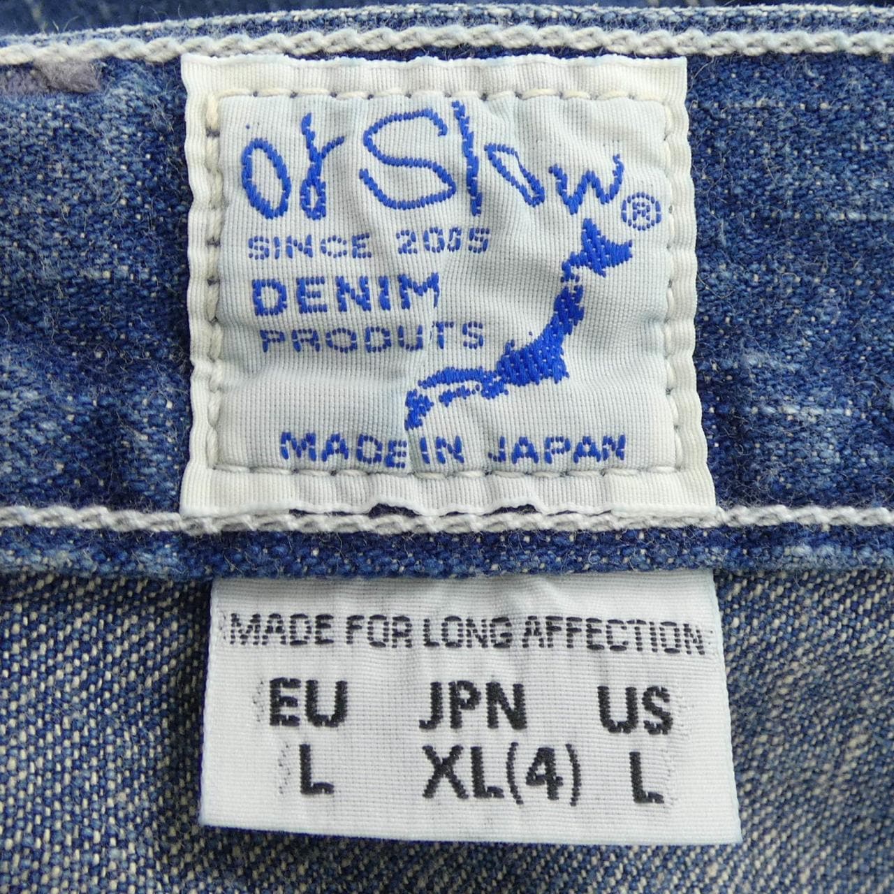 オアスロウ OR SLOW ジーンズ