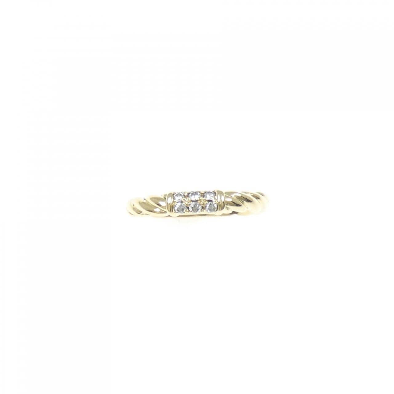 K18YG ダイヤモンド リング 0.09CT