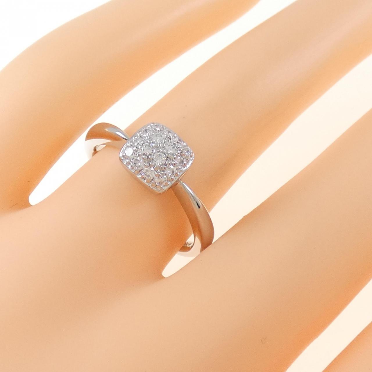 PT パヴェ ダイヤモンド リング 0.26CT