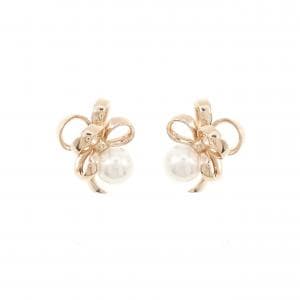 ミキモト ジュ ドゥ リュバン ピアス 7.5mm