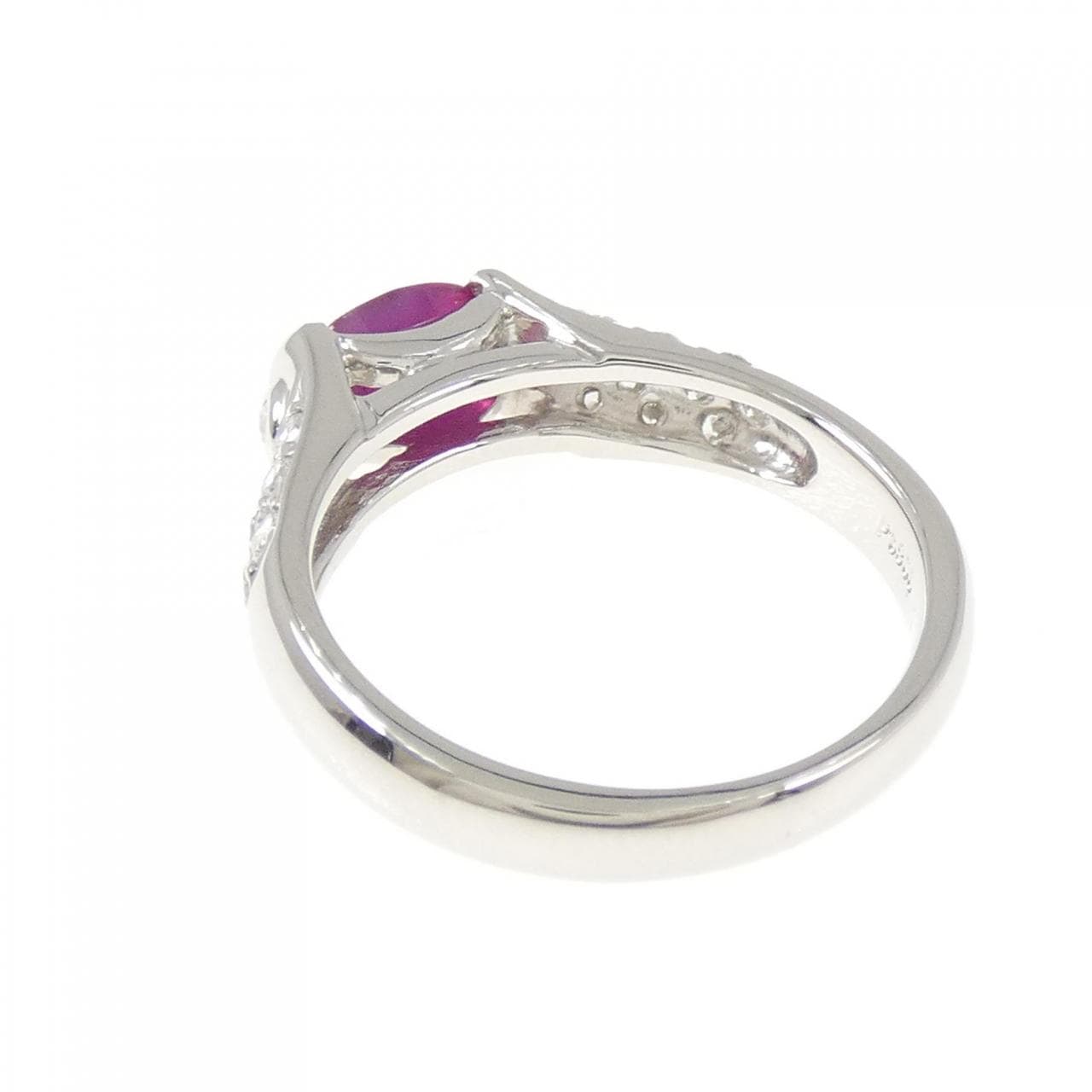PT900 ルビー リング 1.02CT