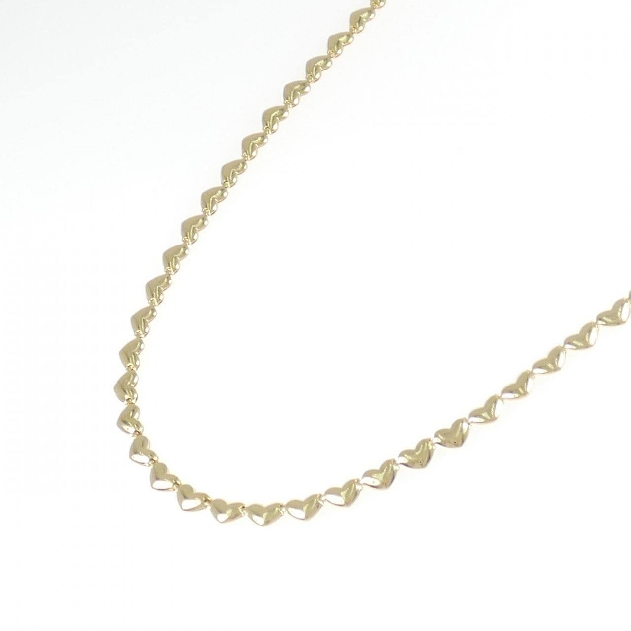 K18YG ハート ネックレス