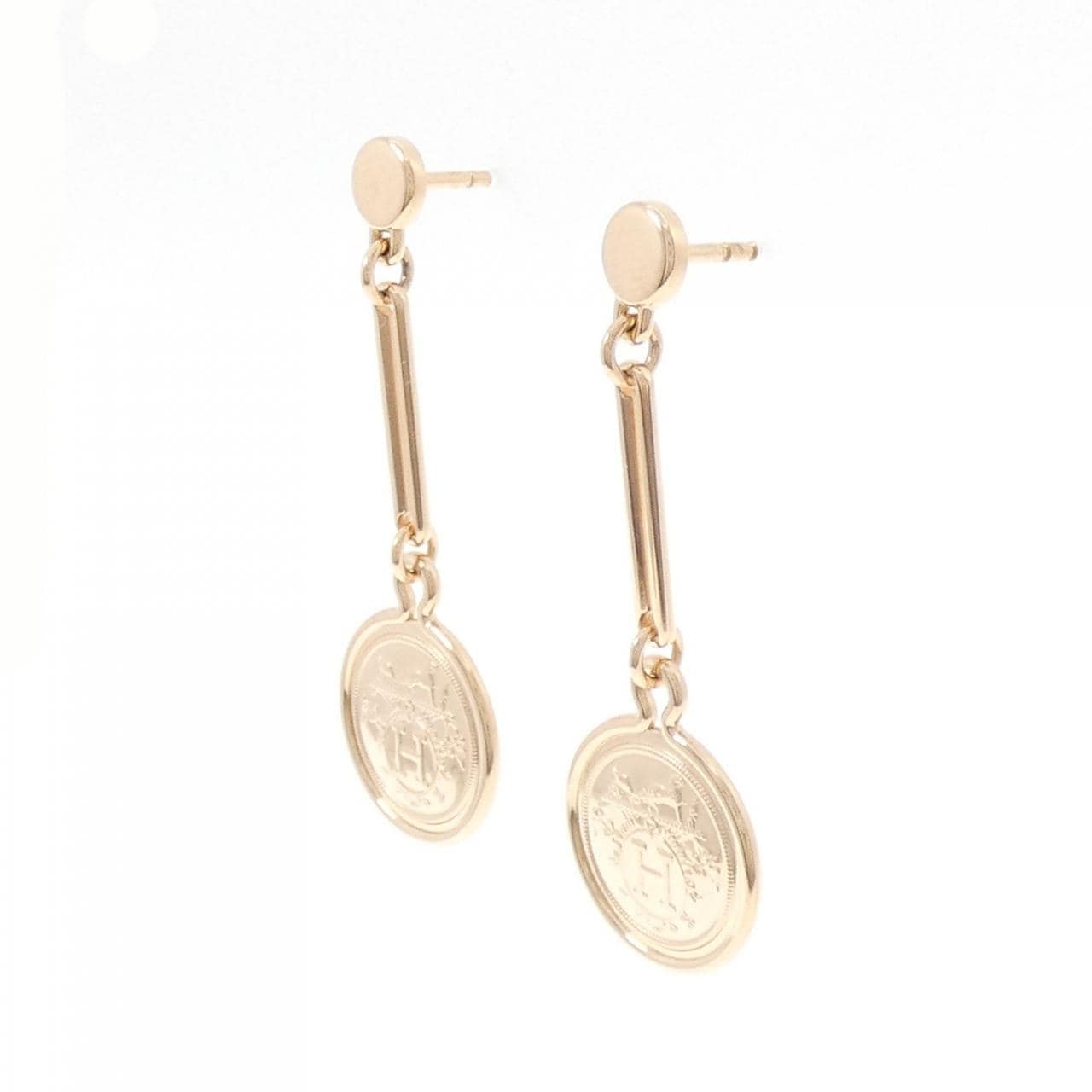 HERMES exlibris earrings