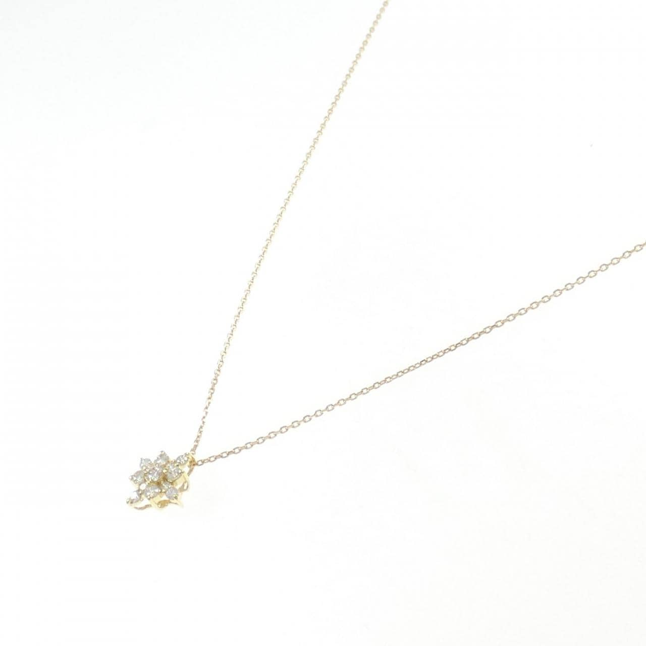 K18YG ダイヤモンド ネックレス 0.30CT