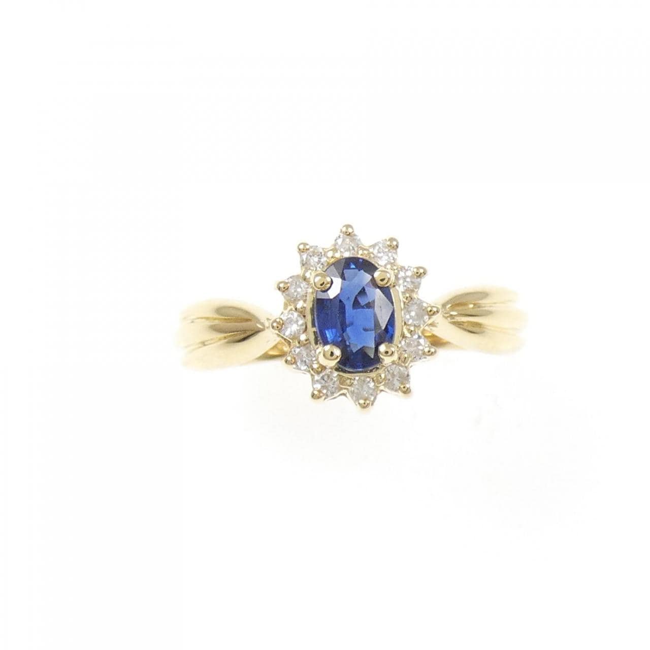 18KYG sapphire ring