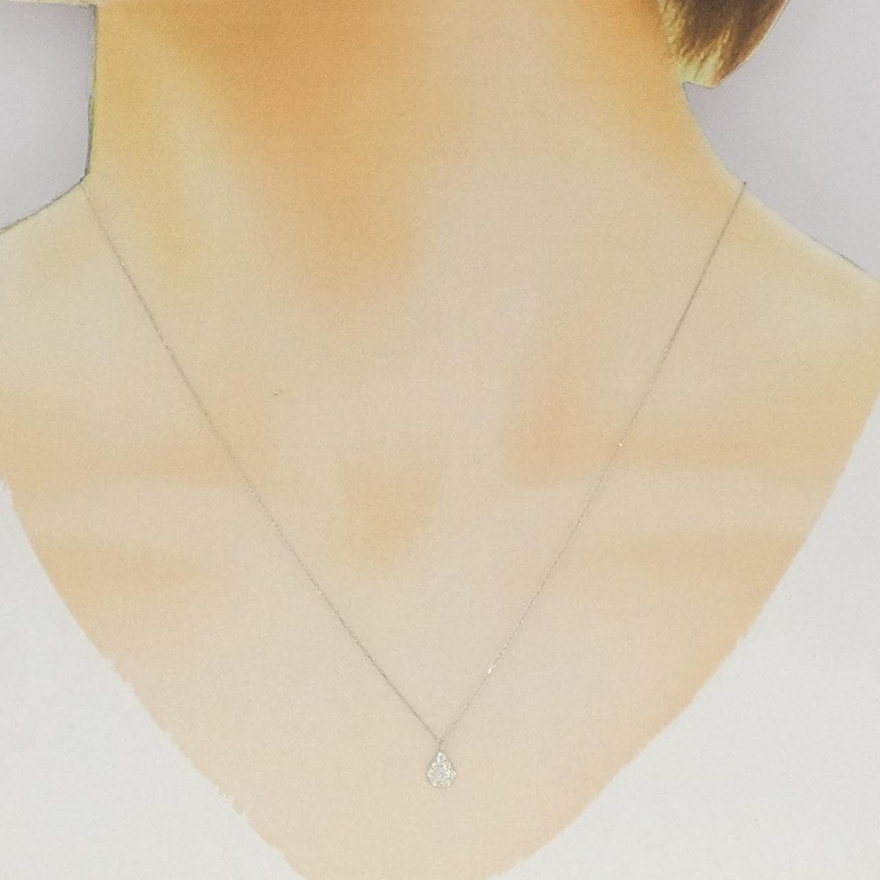【新品】PT900 ダイヤモンド ネックレス 0.10CT