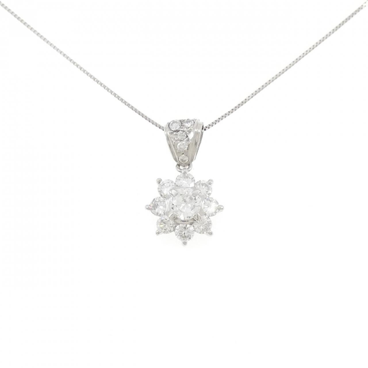 PT900/PT850 ダイヤモンド ネックレス 1.00CT
