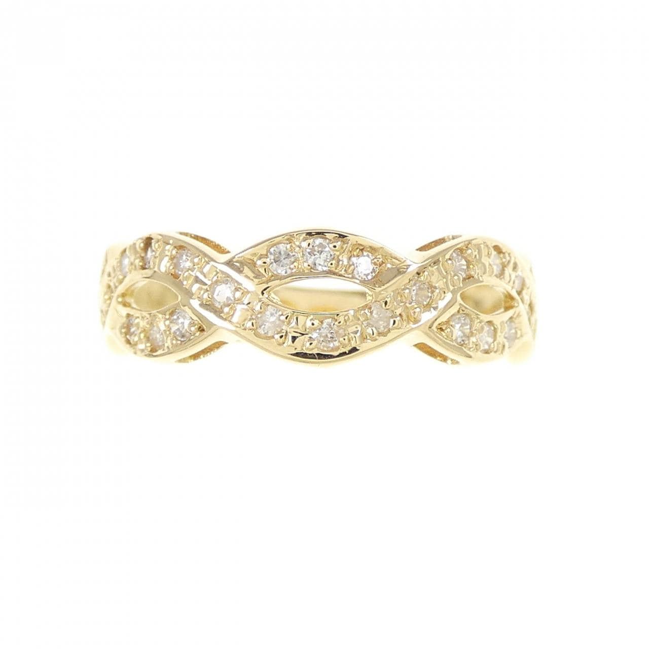 K18YG ダイヤモンド リング 0.18CT