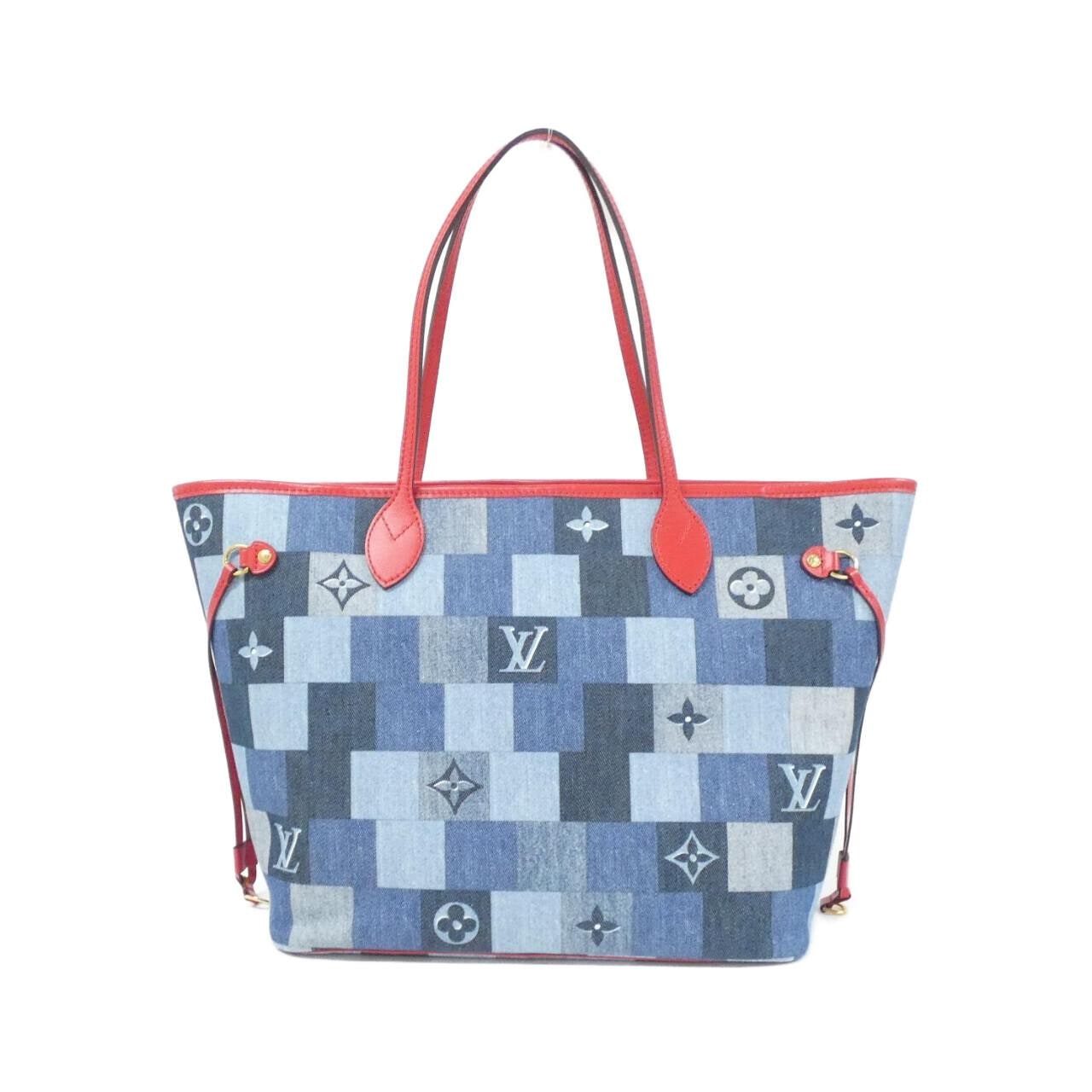 ルイヴィトン デニム モノグラム ネヴァーフル MM M44981 バッグ